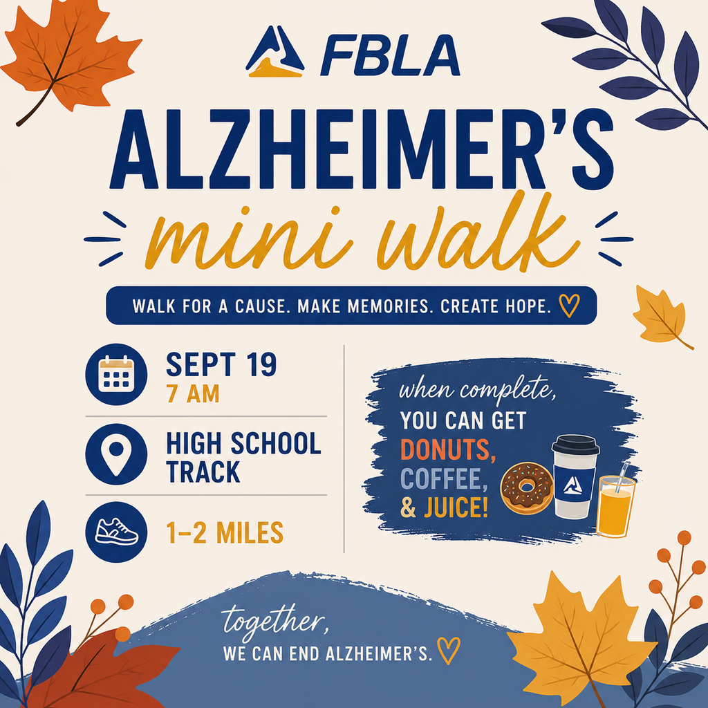 FBLA Alzheimer's Mini Walk