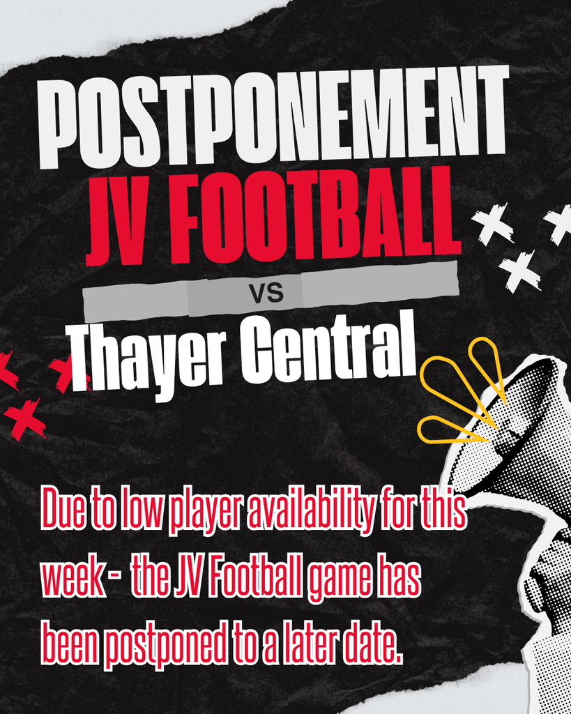JV Football Postponed