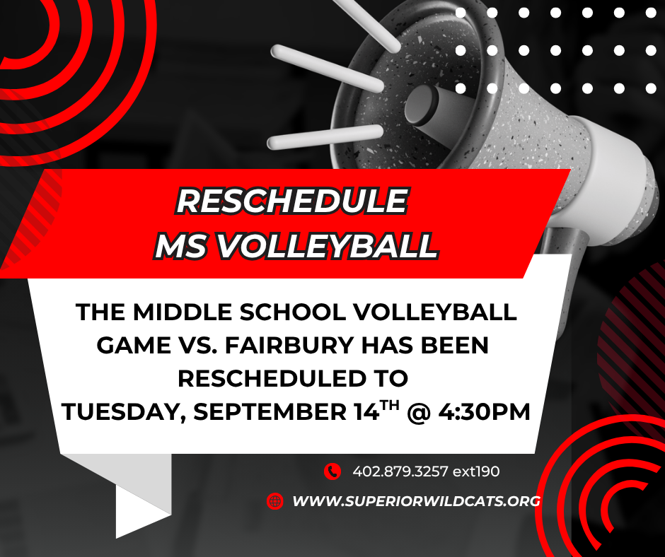 rescheduled ms volleyball