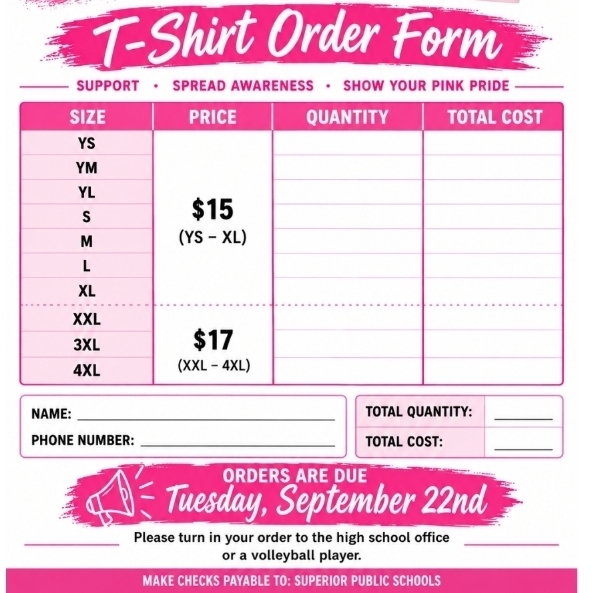 Pink Night Shirt & Form
