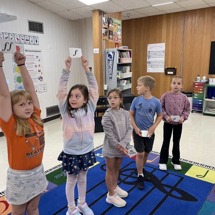 Students conducting class during John Jacob Jingleheimer Schmidt.