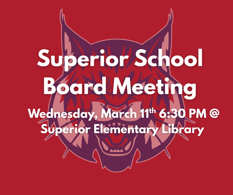 Board Meeting Agenda for Wednesday, March 11th 2026
