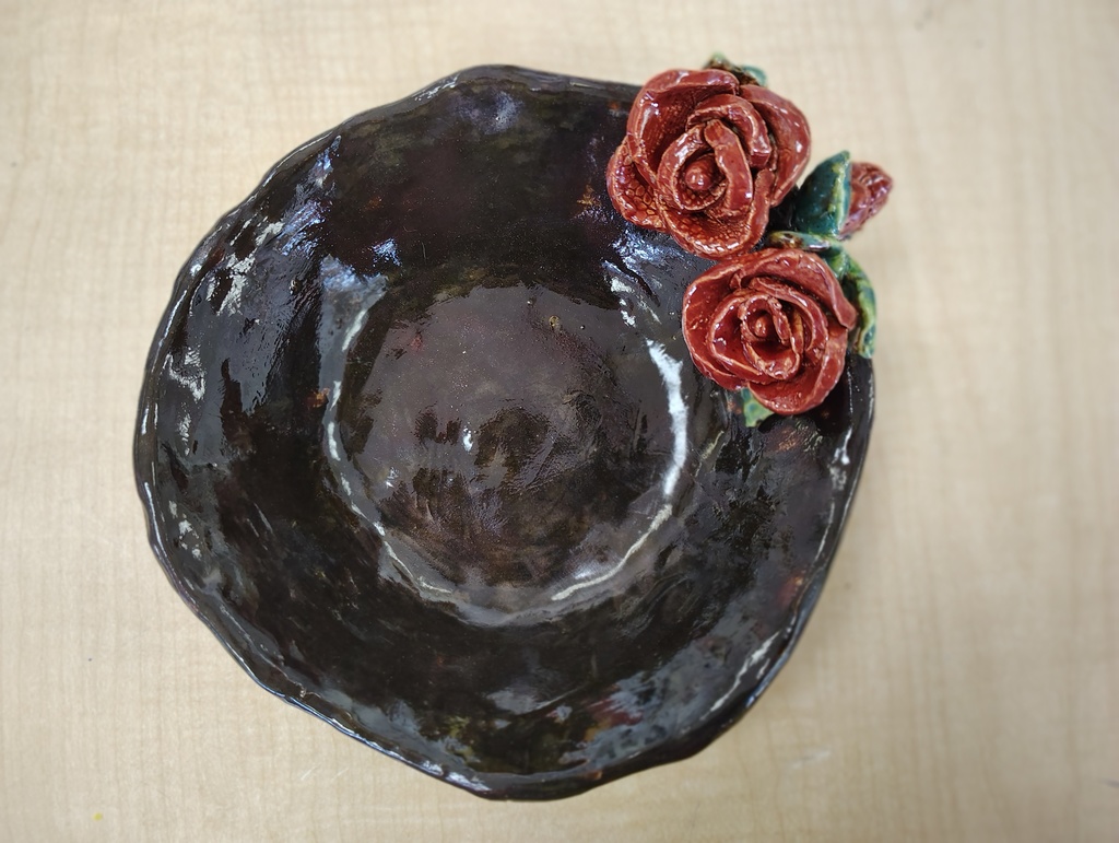 Dragon Rose Bowl by Mekenna Greuter