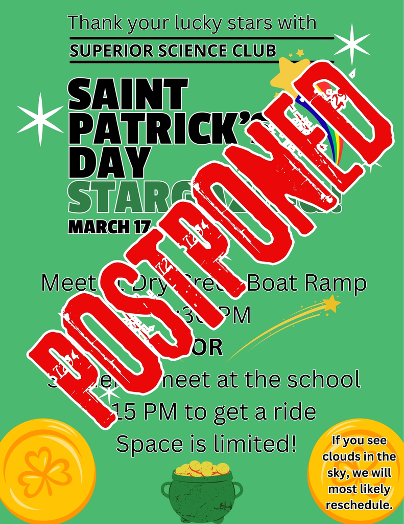 St. Patrick's Day Start Gazing POSTPONED