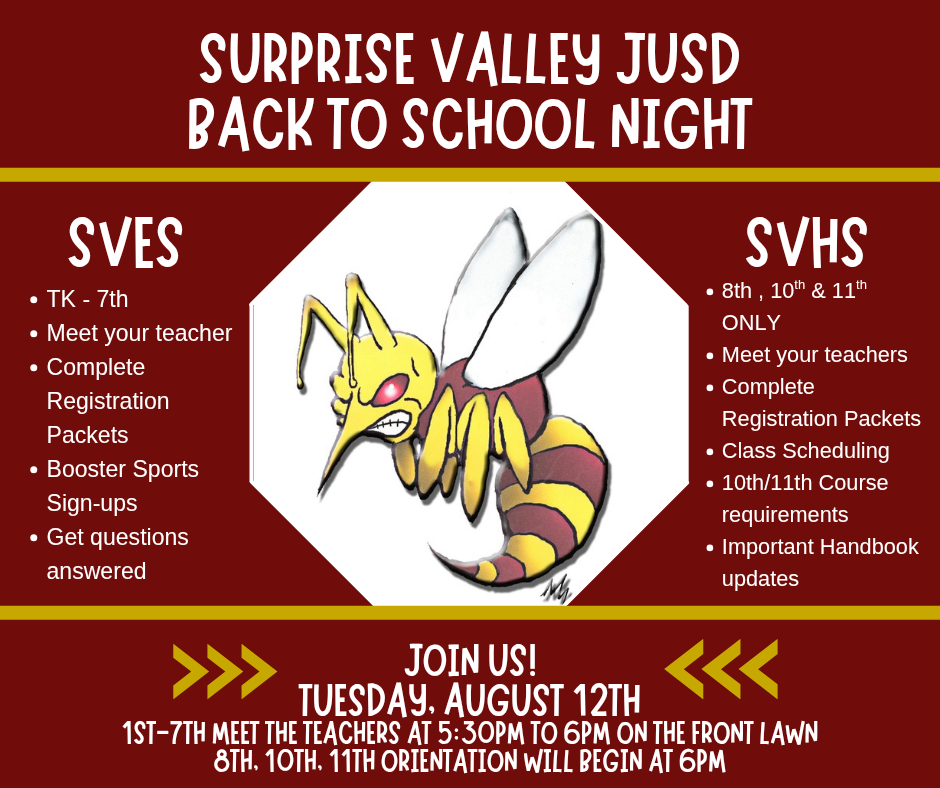 Back to School Night!