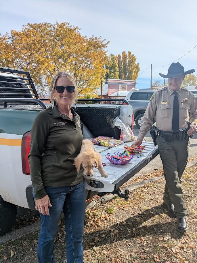 Sheriff Dowdy and Renae Sweet