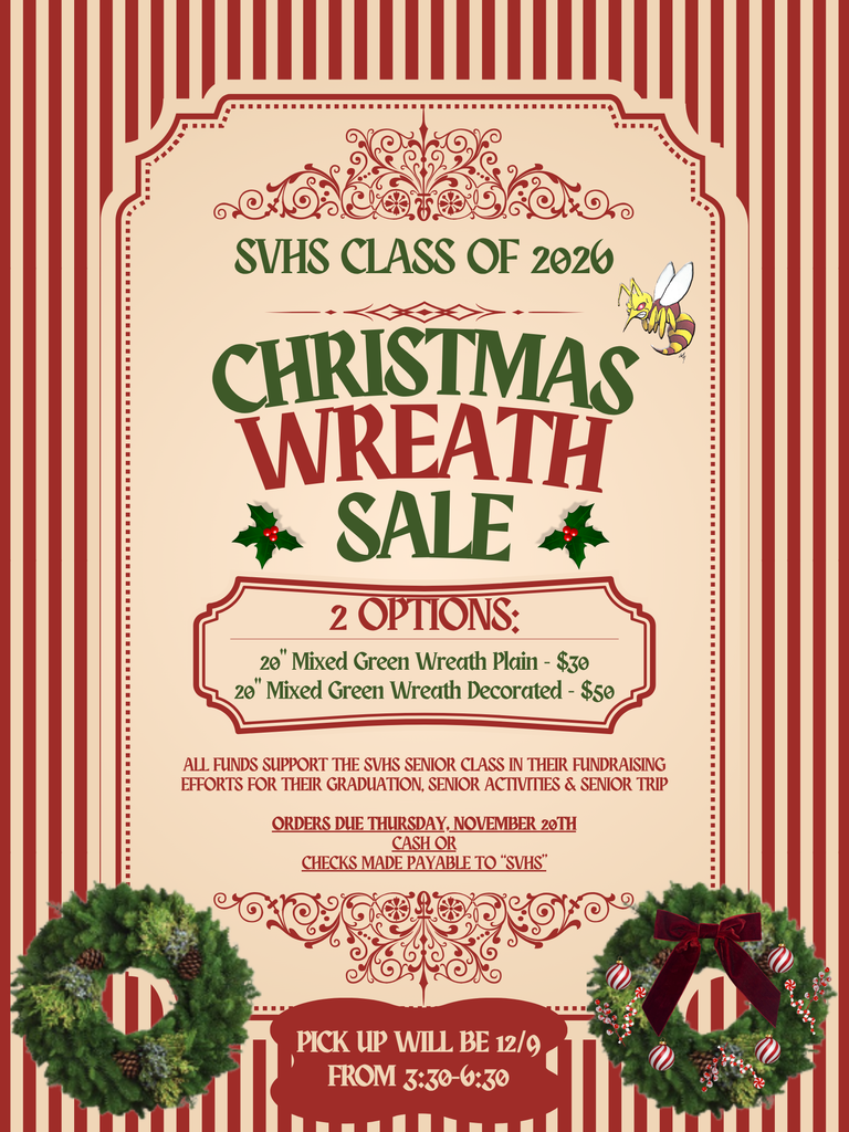 Students have order forms now! Orders due the 20th!