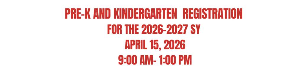 Pre-Kindergarten Registration 
