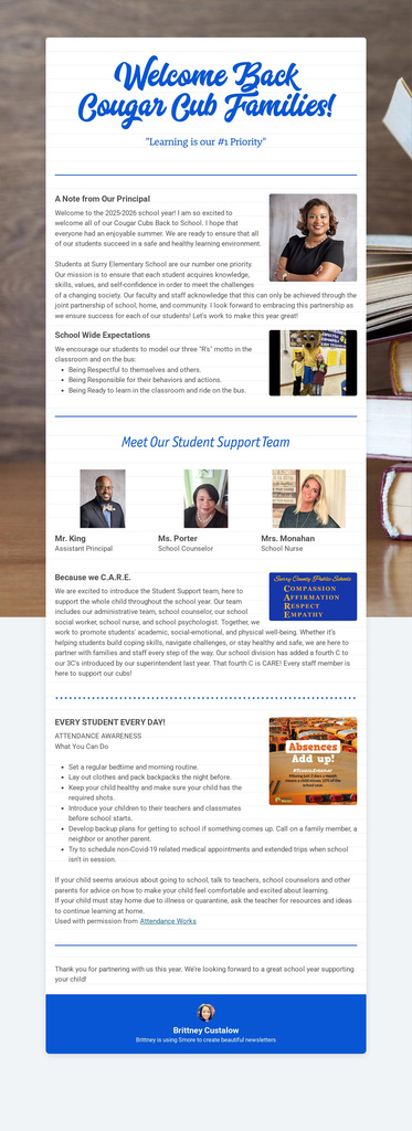 Welcome to the 2025-2026 School Year at Surry Elementary!