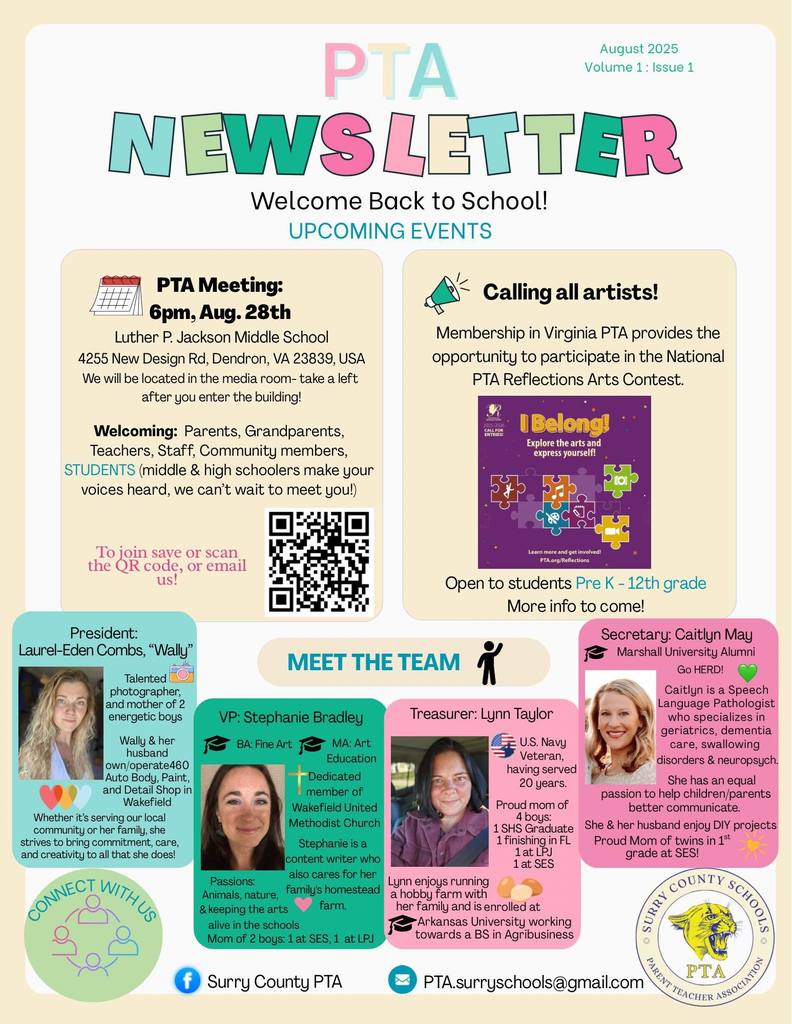 August PTA Newsletter