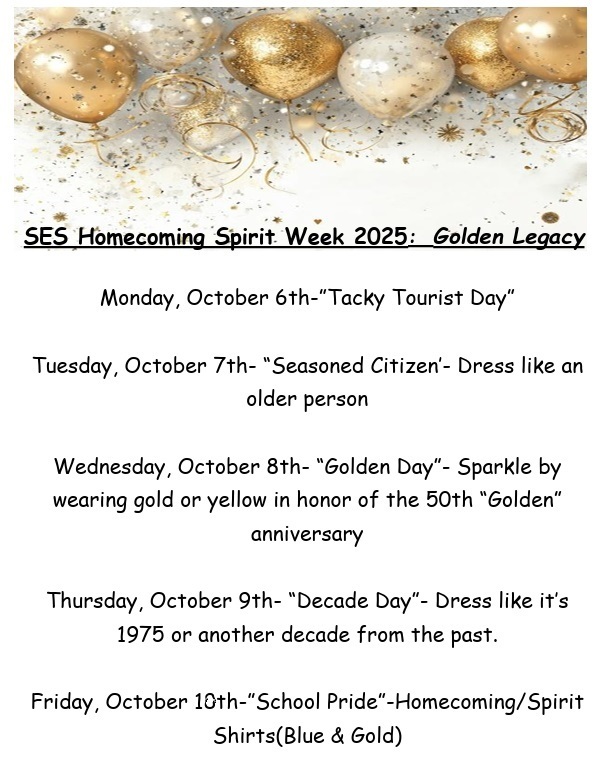 flyer for spirit week
