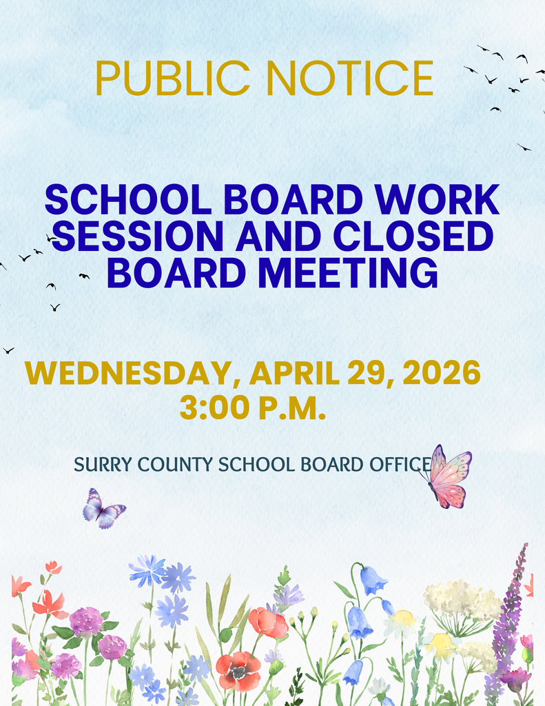 School Board Work Session and Closed Meeting