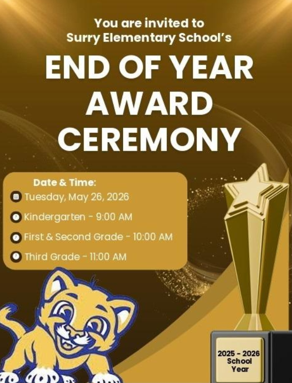 awards ceremony poster