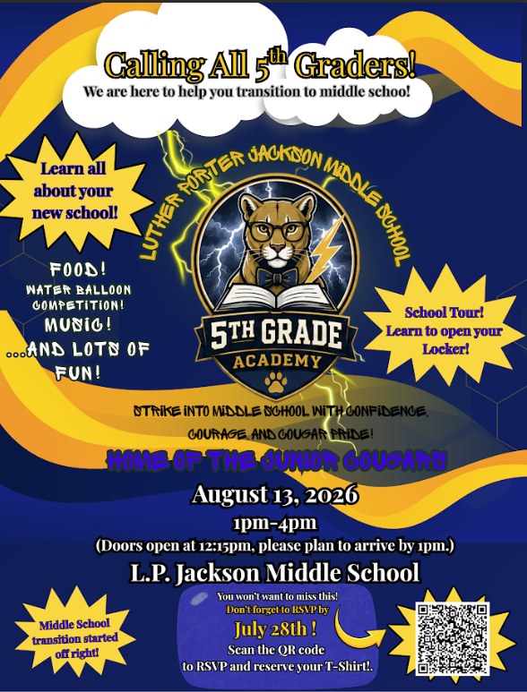 5th Grade Academy Open House
