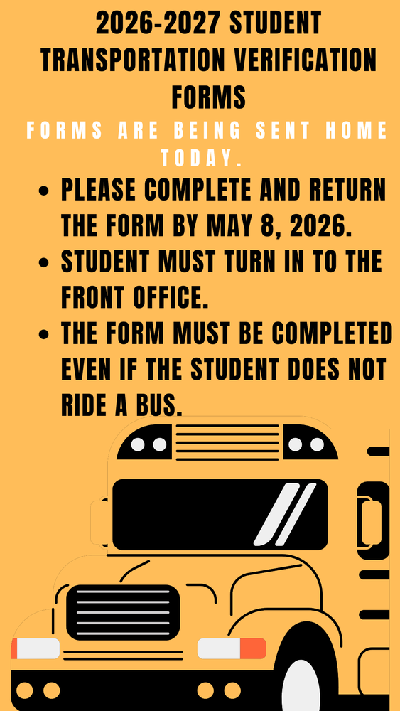 26-27 Student Transportation Verification Forms