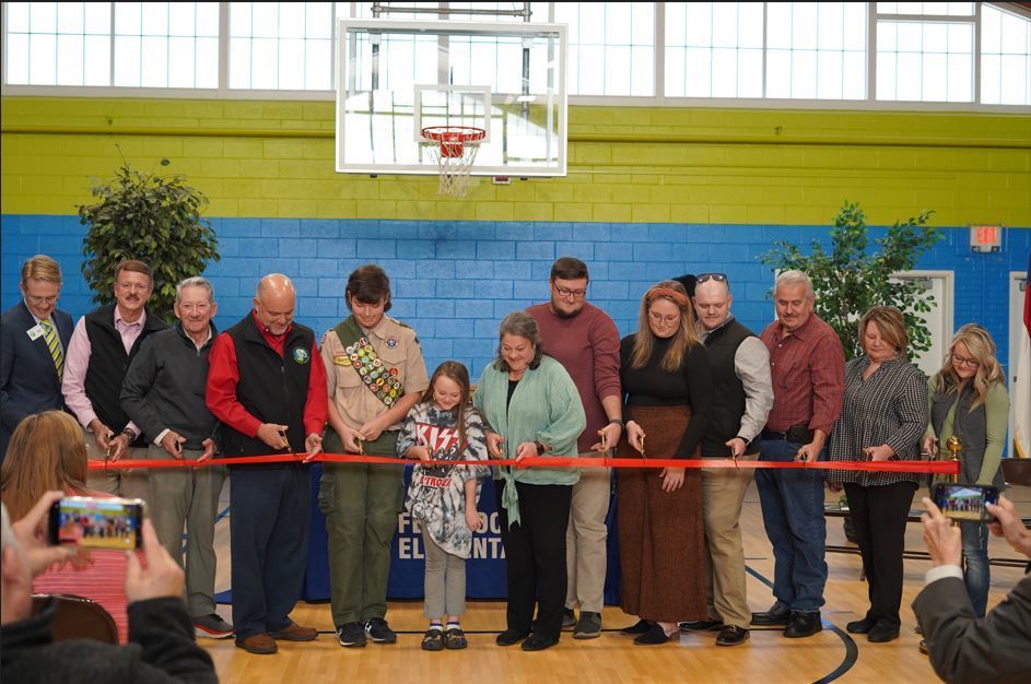 Celebrating Our NEW Gymnasium Flat Rock Elementary