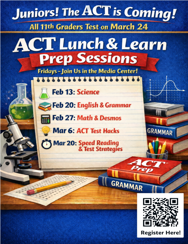 Attn Juniors:  The ACT is Coming!!