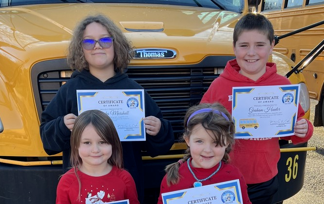 November Bus Riders of the month