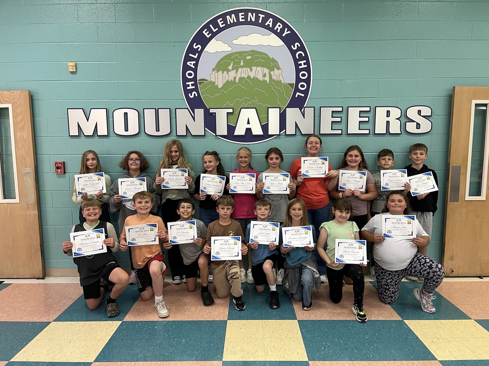 5th Grade A/B Honor Roll 1st Quarter