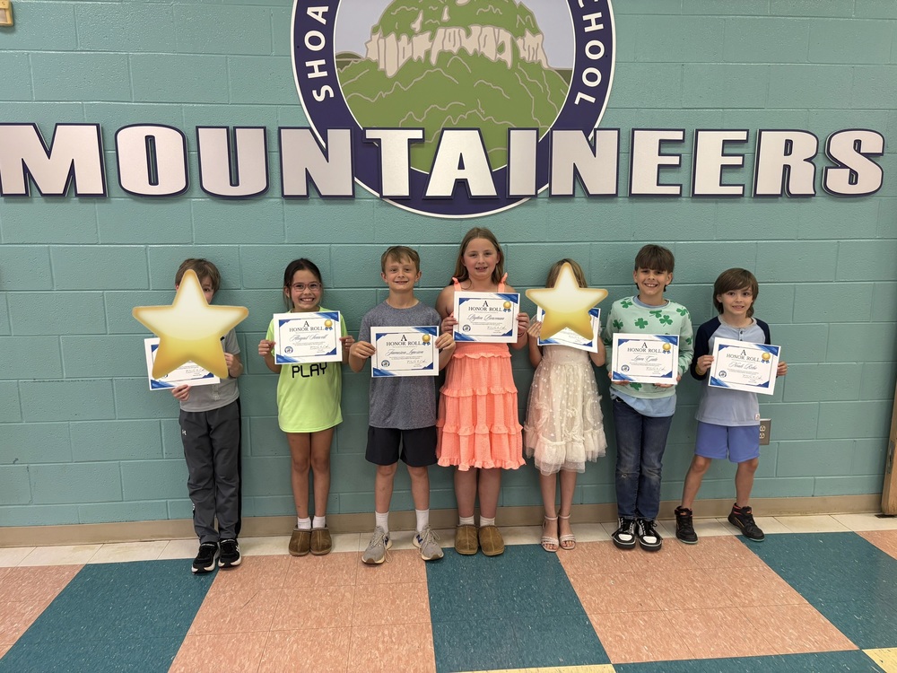 3rd Grade A and A/B Honor Roll students
