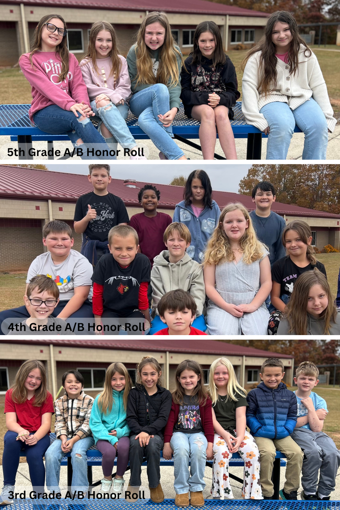 First Quarter A /B Honor Roll