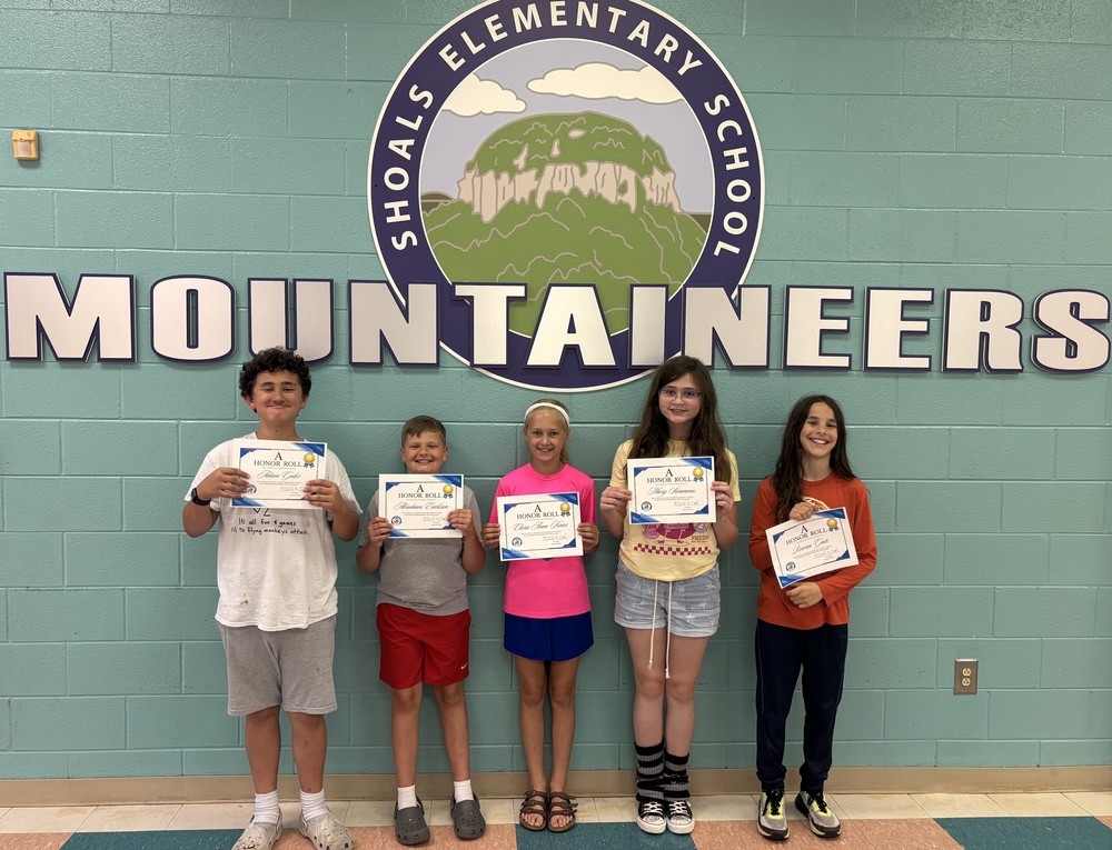5th grade A and A/B Honor Roll stduents for 3rd quarter