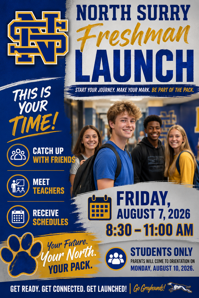 Freshman Launch 8-7-26 8:00-11:00