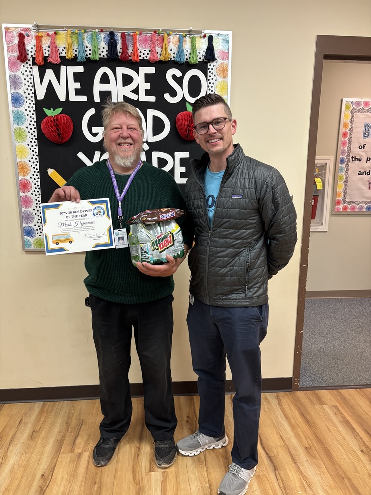 2025-2026 Bus Driver of the Year!