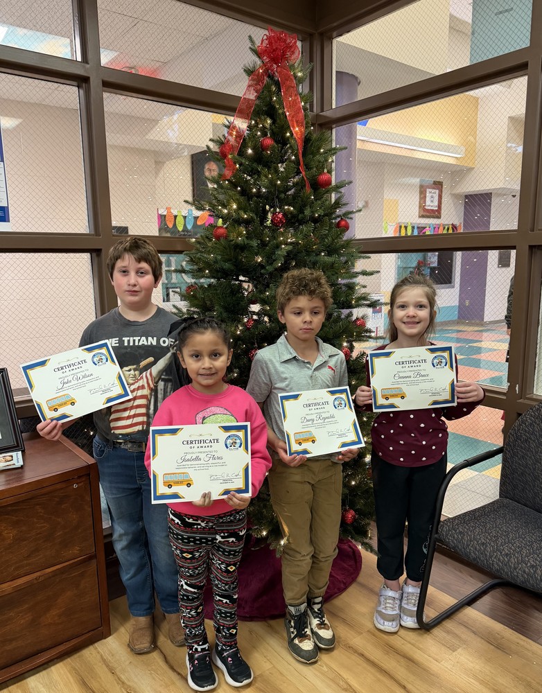 December Bus Riders of the Month