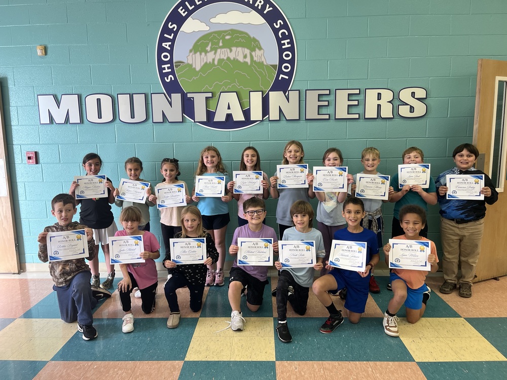 3rd Grade A/B Honor Roll 1st Quarter