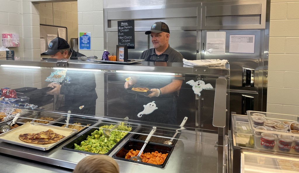 School Board Serves Lunch