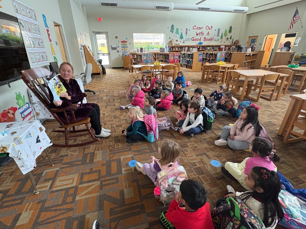Jennifer Jones came to read her book she wrote called Alex Flies