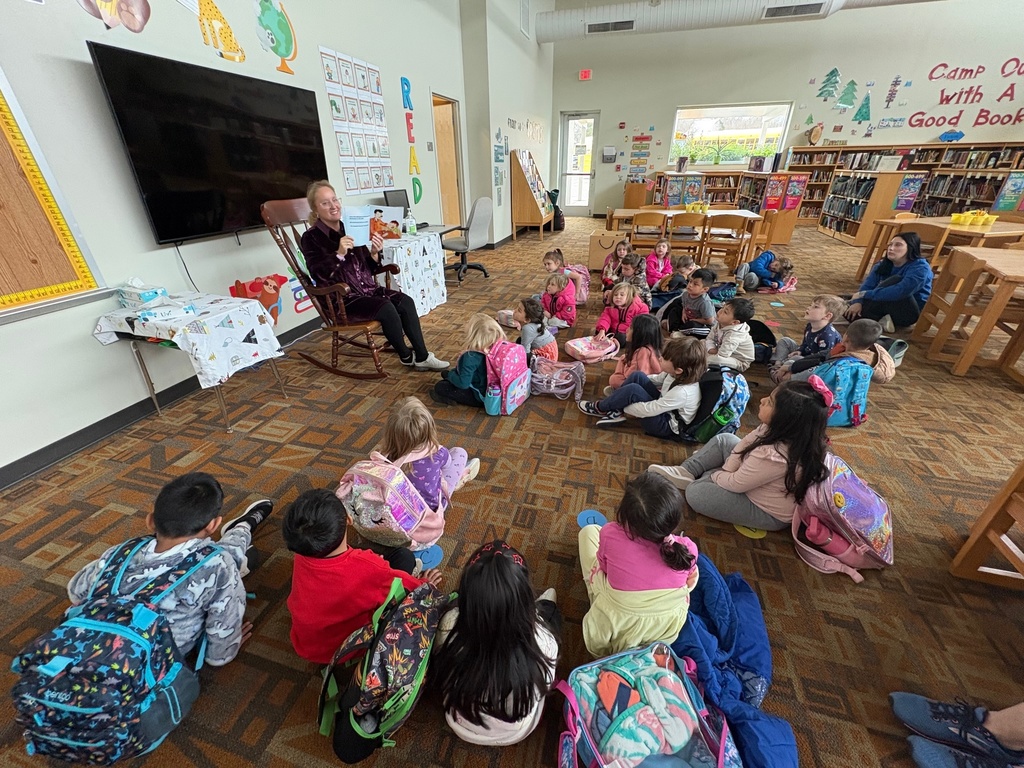 Jennifer Jones came to read her book she wrote called Alex Flies