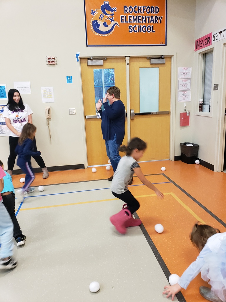 Snowball fight on a rainy day