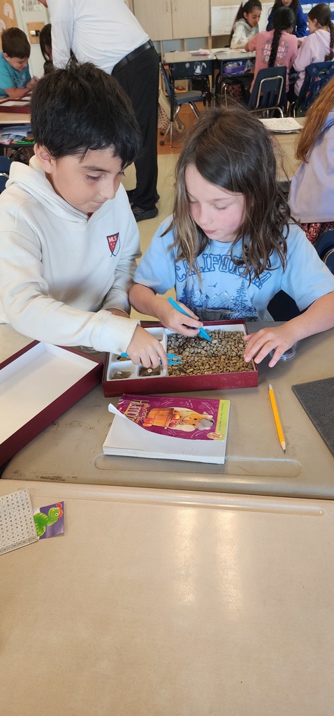 Ms. Slater's class became junior paleontologists under the direction of Jeff Edwards!