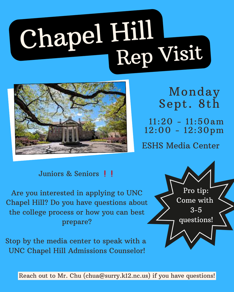 Chapel Hill Rep Visit!!