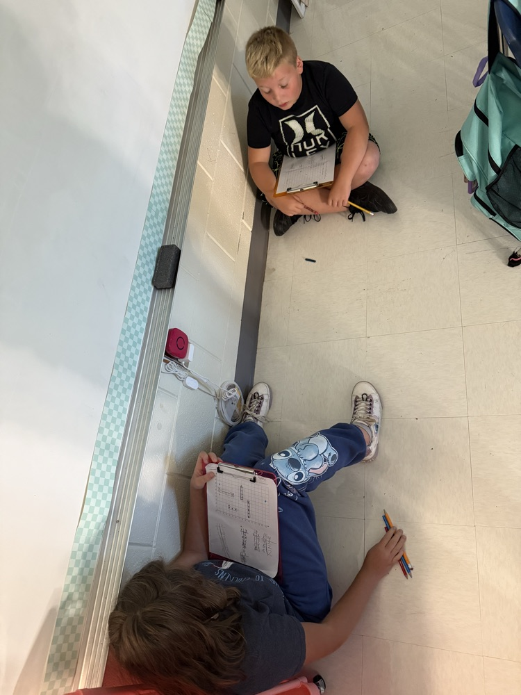 students playing Battleship