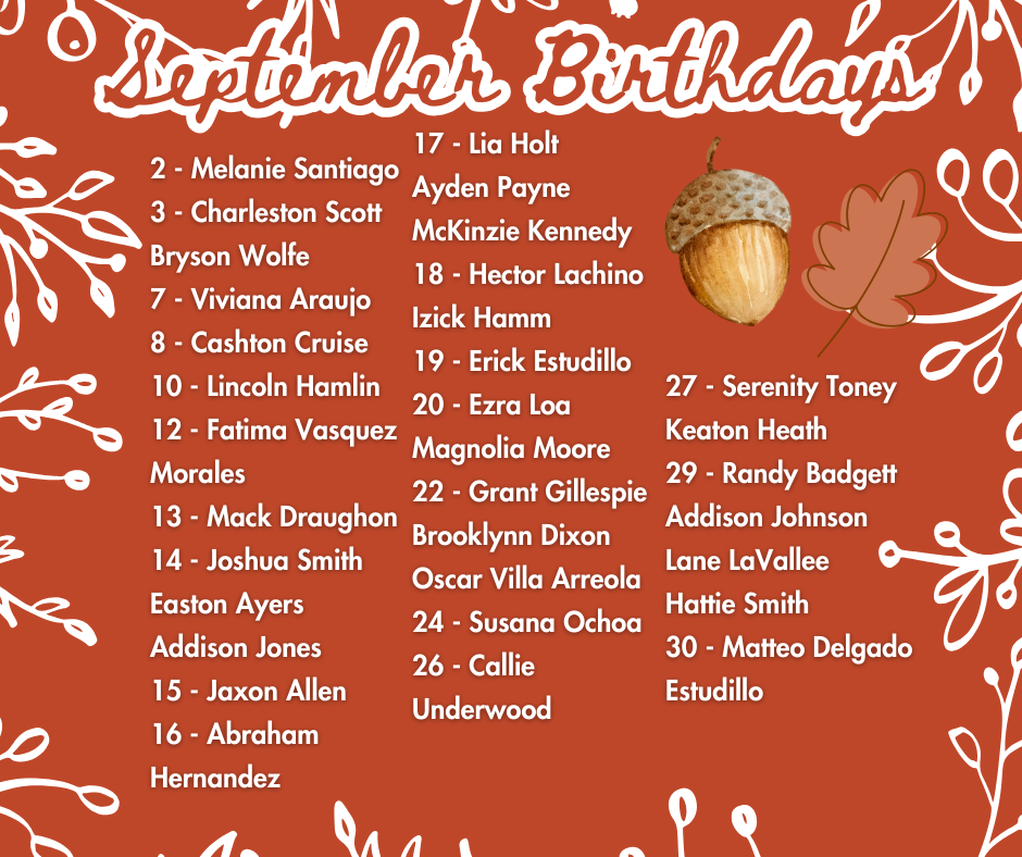 Sept Bdays