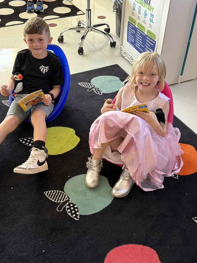 student reading a book