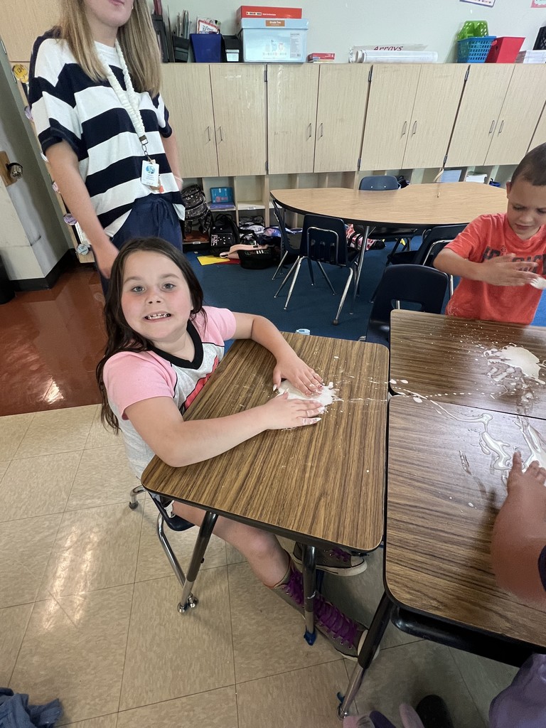 Second grade did a matter experiment this week! Is it a liquid, is it a solid…it’s oobleck!