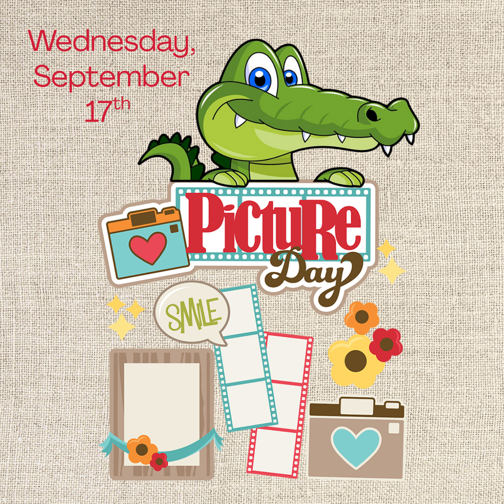 Wednesday September 17th Picture Day