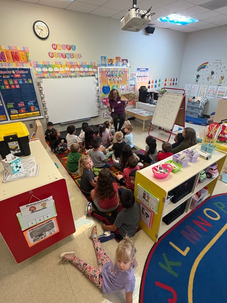 Wednesday was Dobson library day for pre-K.  They enjoyed listening to stories from Miss Selena.