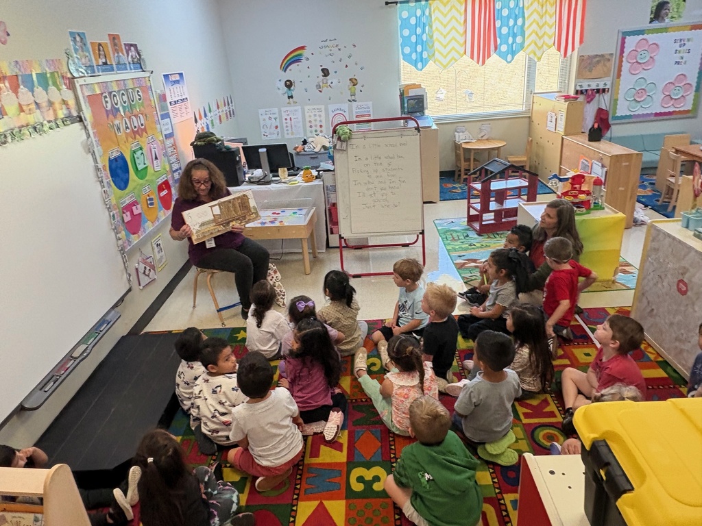 Wednesday was Dobson library day for pre-K.  They enjoyed listening to stories from Miss Selena.