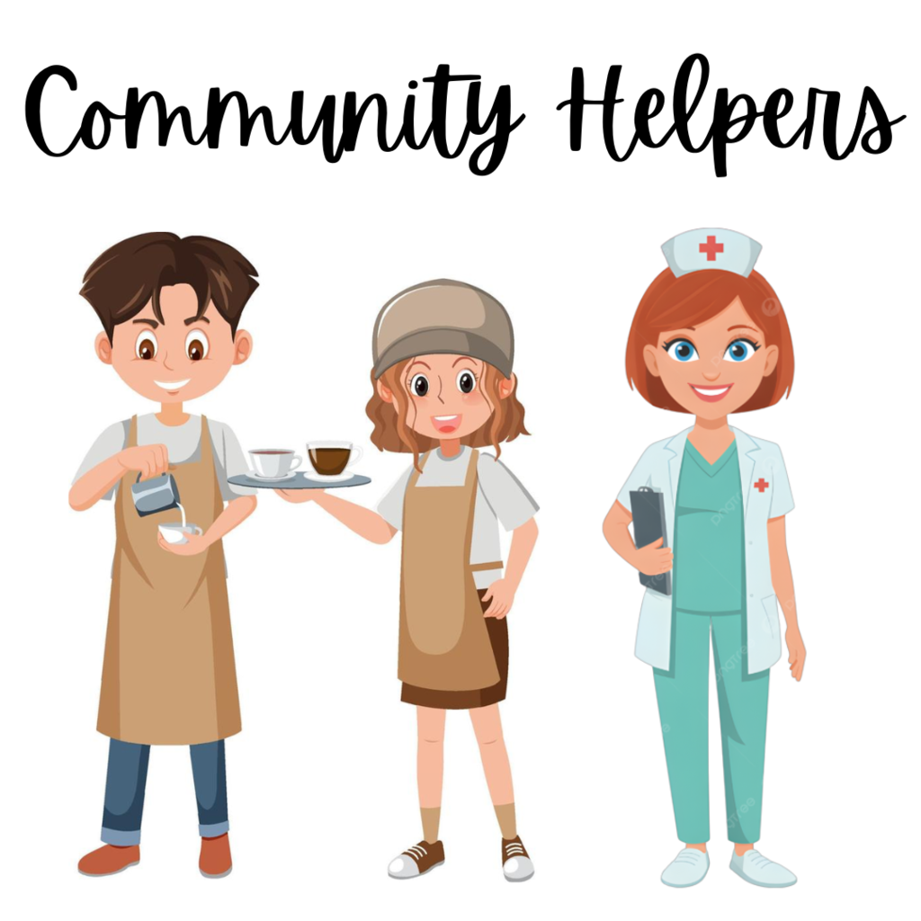 Community Helpers Nurse and Coffee Shop