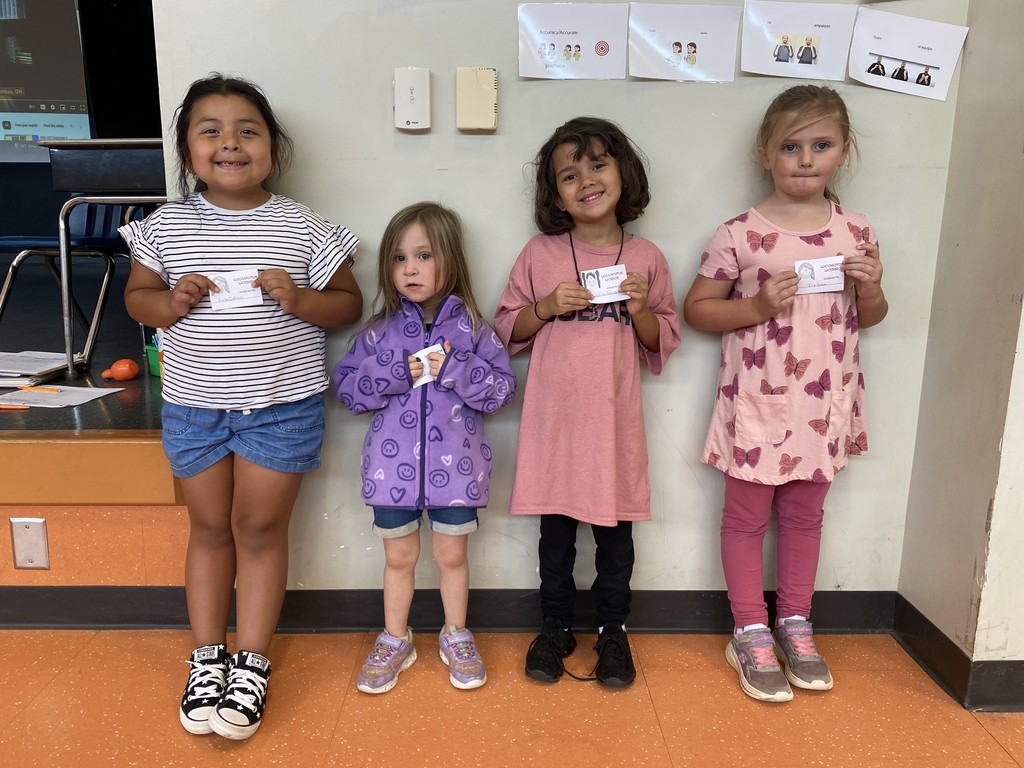 Congratulations to these Kindergarten Gators who have already earned their locomotor license in PE class!  