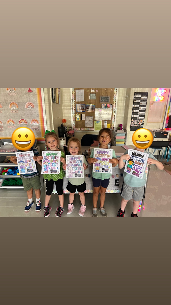 students wearing green