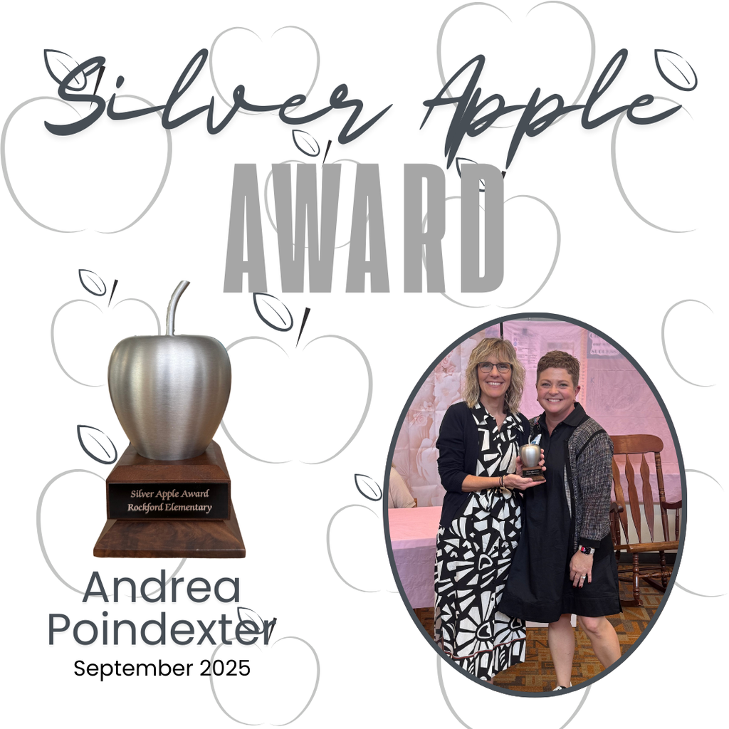 We’re excited to recognize Andrea Poindexter as the recipient of the Silver Apple Award for September!