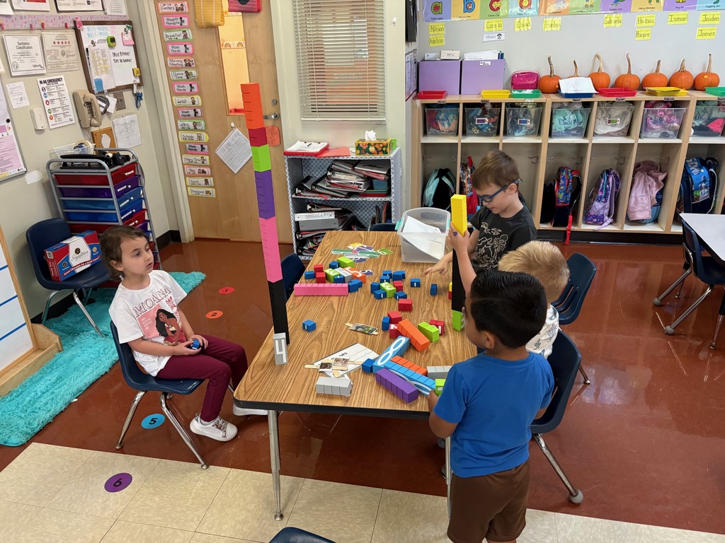 Ms.Overby's class has been working hard on learning numbers and counting.