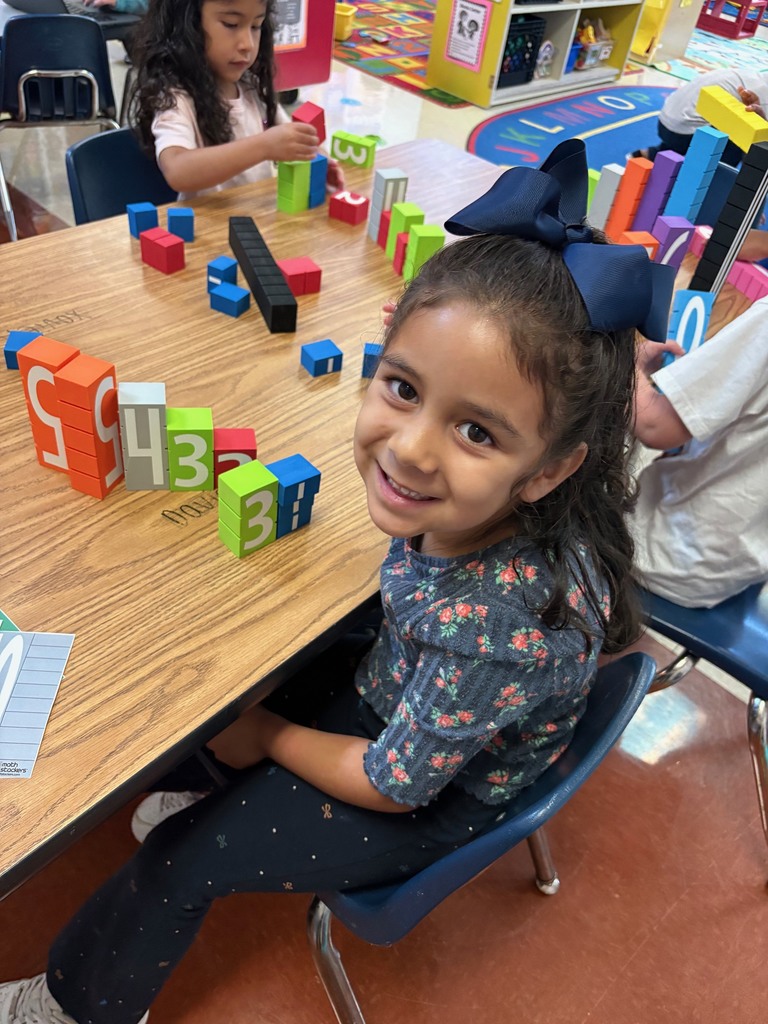 Ms.Overby's class has been working hard on learning numbers and counting.