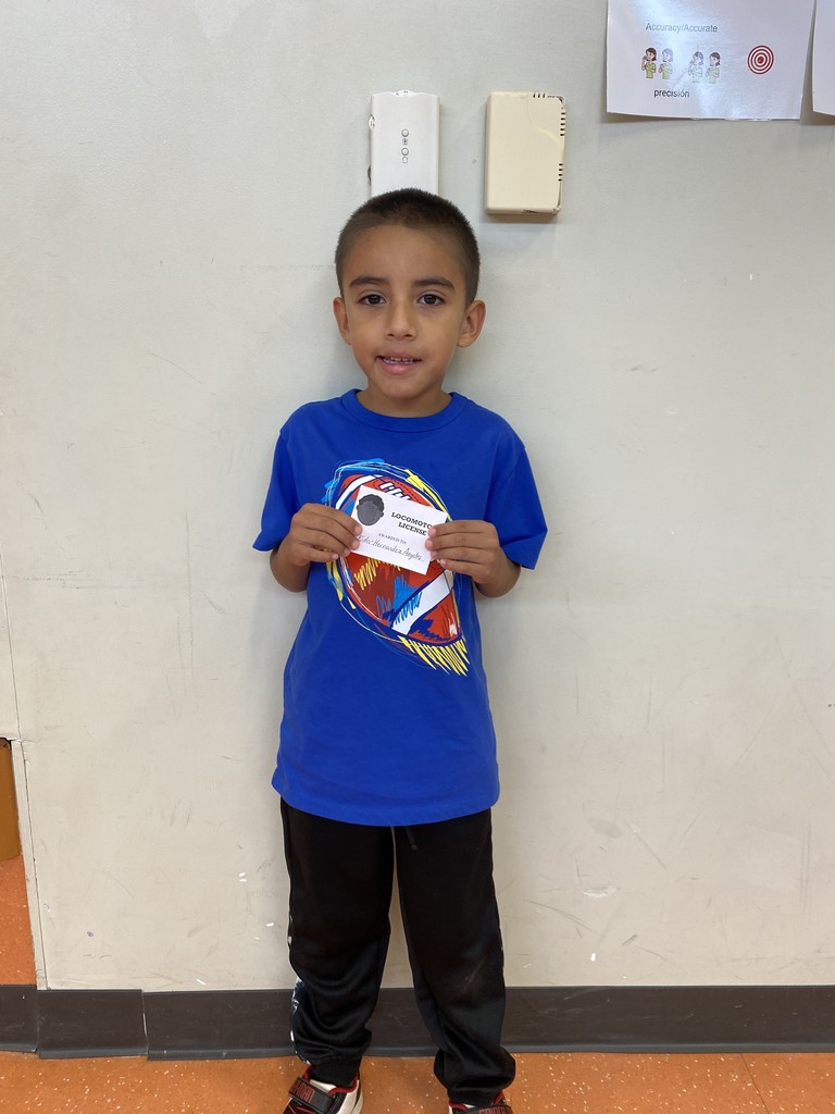 Congratulations to these Kindergarten Gators who have already earned their locomotor license this week in PE class! These students have already mastered all eight locomotor skills with proper form: run, walk, hop, jump, skip, gallop, leap, and side slide